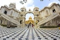 Yard of Krishna-Balaram mandir Royalty Free Stock Photo