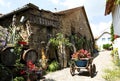 Yard of old times in Tihany at Lake Balaton, Hungary