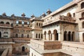 Yard of the Raj Mahal palace at Orcha ,India