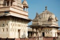 Yard of the Raj Mahal palace at Orcha ,India