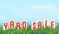 Yard Sale Sign Graphic Royalty Free Stock Photo