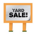 Yard sale sign illustration design Royalty Free Stock Photo