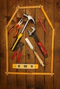Yardstick house and tools
