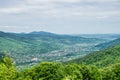 Yaremche city in Carpathians Royalty Free Stock Photo