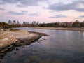 The Yarkon River Tel Aviv Israel Royalty Free Stock Photo