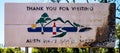 Yarloop Town After the Fire: Tourist Sign