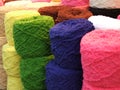 Yarn colorful background