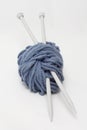 Yarn and knitting needles