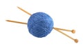Yarn and knitting needles Royalty Free Stock Photo