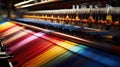 yarn machine textile mill Royalty Free Stock Photo