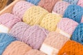 Yarn is suitable for use in the production of textiles, sewing, crocheting, knitting, weaving
