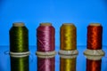 YARN Textile, Spool of colorful clothes sewing thread Royalty Free Stock Photo