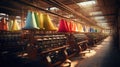 yarn weaving textile mill