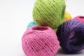 Colorful hemp yarn Royalty Free Stock Photo