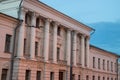 Yaroslavl. Historic buildings; 18th-19th century; Beautiful ceremonial buildings at sunset