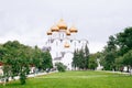 Assumption Uspensky Cathedral in Yaroslavl. Golden ring of Russia Royalty Free Stock Photo