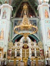 Nave of Kazan Cathedral in Yaroslavl city