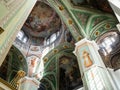 Painted ceiling of Kazan Cathedral in Yaroslavl