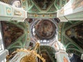 Indoor dome of Kazan Cathedral in Yaroslavl