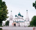 Yaroslavl, Russia, the church of Elijah the Prophet Ilia Prorok in Yaroslavl Royalty Free Stock Photo