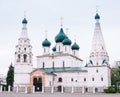 Yaroslavl, Russia, the church of Elijah the Prophet Ilia Prorok in Yaroslavl Royalty Free Stock Photo