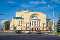 View of the building of the Fedor Volkov Theater. Yaroslavl
