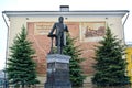 YAROSLAVL, RUSSIA. Monument to the industrialist Savva Mamontov