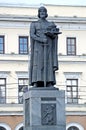 YAROSLAVL, RUSSIA. A monument to the prince Yaroslav the Wise - to the founder of Yaroslavl