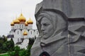 Assumption Church and war memoral in Yaroslavl, Russia. Royalty Free Stock Photo