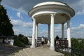 Yaroslavl. View of the gazebo and the embankment