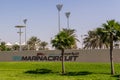 Yas Island/UAE Nov 14 2017: Yas Marina circuit at Yas Island, Abu dhabi