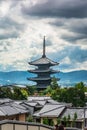 Yasaka Pagoda at Hokanji Temple in Higashiyama ward, Kyoto, Japan, Asia