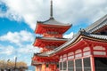 The Yasaka Pagoda(Hokanji Temple), is a popular tourist attraction, is a Buddhist pagoda located in Kyoto, Japan Royalty Free Stock Photo