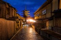 Yasaka Pagoda and Japan old city, Kyoto Royalty Free Stock Photo