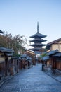 Yasaka Pagoda and Sannen Kyoto Street, Japan