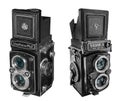 Yashica Mat -124 & Copal MXV cameras Royalty Free Stock Photo