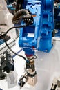 Yaskawa robot arm on Messe fair in Hannover, Germany