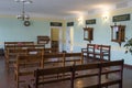 Yasnaya Polyana, Russia, Details - Interior of The Train Station Museum Kozlova Zaseka in Yasnaya Polyana - The Last Train Station