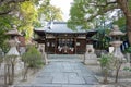 Yasui Shrine in Tennoji, Osaka, Japan. This shrine is a place by the Sanada Yukimura 1567-1615 death