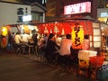 Yatai food stalls in Fukuoka Japan