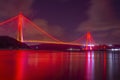 Yavuz Sultan Selim Bridge or it is also call Third Istanbul bridge Royalty Free Stock Photo