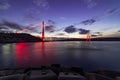 Yavuz Sultan Selim Bridge in Istanbul, Turkey. Royalty Free Stock Photo