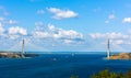 Yavuz Sultan Selim Bridge in Istanbul, Turkey. Royalty Free Stock Photo