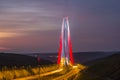 Yavuz Sultan Selim Bridge, Third Bridge sunrise Istanbul, Turkey Royalty Free Stock Photo