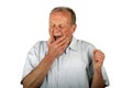 Yawning man Royalty Free Stock Photo