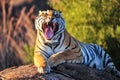 Yawning Tiger