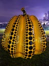 Yayoi Kusama Giant Pumpkin Sculpture Royalty Free Stock Photo