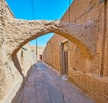 Medieval atmosphere in Yazd, Iran Royalty Free Stock Photo