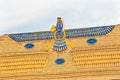 Faravahar on the Zoroastrian temple