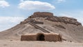 Ruins of Zoroastrians Dakhmeh Towers of Silence in Yazd city, Iran